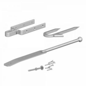 24" Spring Fastener Set with Staple Catch Galvanised for Field Gates 0360001