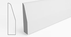 18 x 119mm Moisture Resistant MDF Chamfered & Round Skirting Primed 5.4m