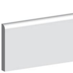 18 x 119mm Moisture Resistant MDF 9mm Round One Edge Skirting Primed 5.4m