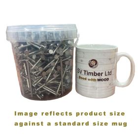 100mm Galvanised Clout Nails 2Kg