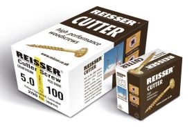 4 x 80mm Reisser R2 Cutter Screws (200 Per Box)