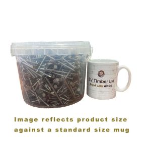100mm Galvanised Clout Nails 5Kg