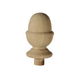 Richard Burbidge 85mm White Oak Acorn Newel Cap 85x85x131mm - WONC3