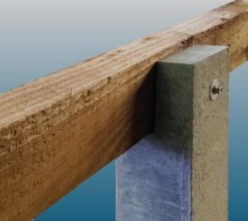 100mm x 100mm x 450mm Concrete Decking Support Post PREFPDECP450