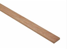 White Oak D Shape 34mm x 8mm x 2400mm COV5002