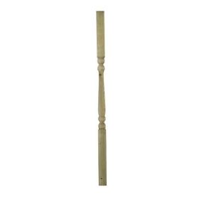 Richard Burbidge 41mm Green Tanalised Turned Decking Spindle 895mm Long - LD200