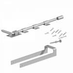 Double Gate Fastener Set Galvanised Includes: 18" dropbolt, 14" throwover loop and fixings 0380001