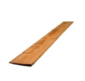 2-ex 22x125mm Tanalised Featheredge Boards Brown FSC 1.2m