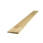 2-ex 22x125mm Tanalised Featheredge Boards Green FSC 1.5m