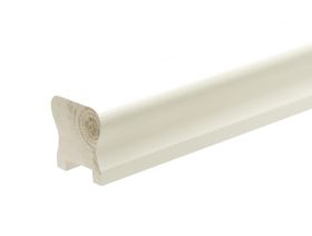 Richard Burbidge HDR White Primed Handrail 2400mm Long To Suit 41mm Spindles - HDR2400/41W