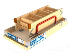 Keylite Loft Ladder 3 Section 550mm x 1200mm KYL02