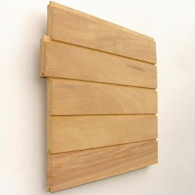 19 x 125mm PTV2S Matching Iroko (14mm finished thickness x 110mm face cover)