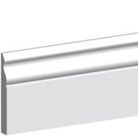 18 x 69mm Moisture Resistant MDF Ogee Architrave Primed 5.4m