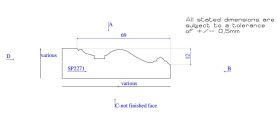 25 x 80 x 4200mm Moisture Resistant MDF Edwardian Architrave Primed (Price is per length)