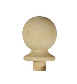 Richard Burbidge 85mm Pine Ball Newel Cap 85x85x106mm - NC2P