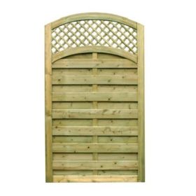 1.0mtr (w) x 1.8mtr (h) Neris Pressure Treated Trellis Top Garden Gate