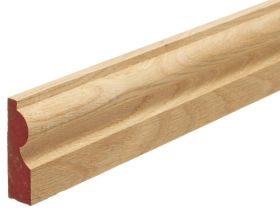 25 x 75mm (20x69mm finish size) American White Oak Torus Architrave