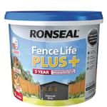 Ronseal Fence Life Plus Shed & Fence Treatment Charcoal Grey 9L