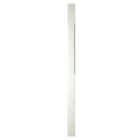 Richard Burbidge 90mm White Primed Stop Chamfer Complete Newel Post 1500mm Long - SCNP1500/90W