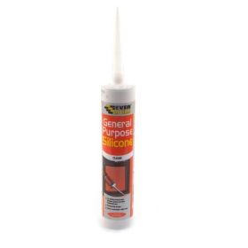 Everbuild General Purpose Clear Silicone Sealant C3