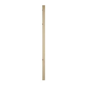 Richard Burbidge 90mm Pine Plain Half Complete Newel Post 1500mm Long - SQN1500/90PHALF