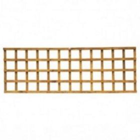 6' x 1' Square Trellis Panel Golden Brown HDT1