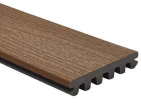 25x140mm Trex Enhance Basic Decking board grooved for secret fixing (3.66 & 4.88m) Saddle