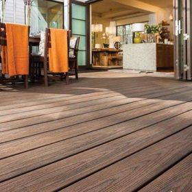 25x140mm Trex Transcend Decking board solid edge (3.66 & 4.88m) Spiced Rum