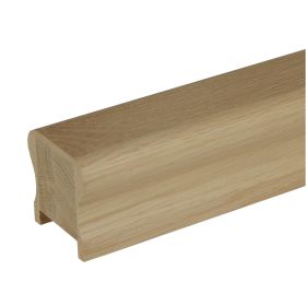 Richard Burbidge HDR White Oak Handrail 2400mm Long To Suit 41mm Spindles - WOHDR2400/41