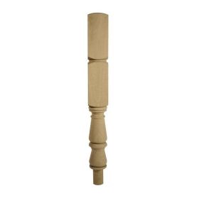 Richard Burbidge 90mm White Oak Tulip Newel Turning 710mm Long - WONT415